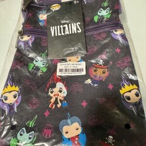 Loungefly Funko POP! Disney Villains All Over Print Passport Crossbody Bag